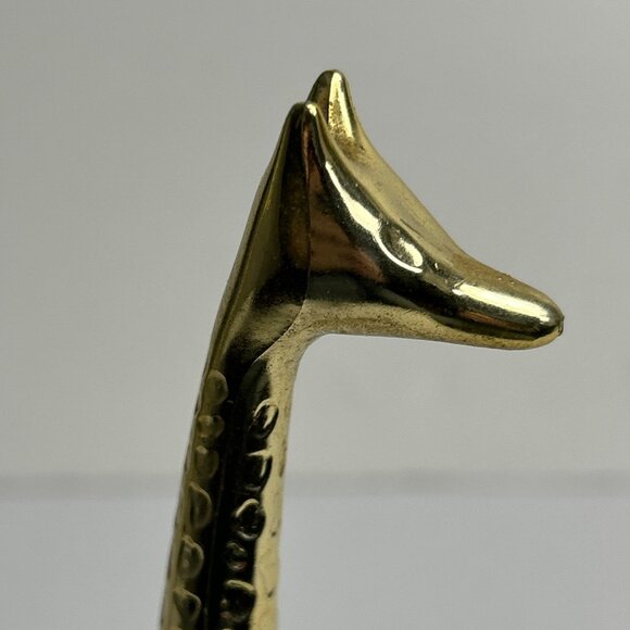 Vintage 1976 Avon Graceful Giraffe Perfume Bottle Lot | Full, Gold Neck - Picture 11 of 16